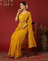 Vasthrlay Georgette Bandhani Unstitched Rani Pink Saree