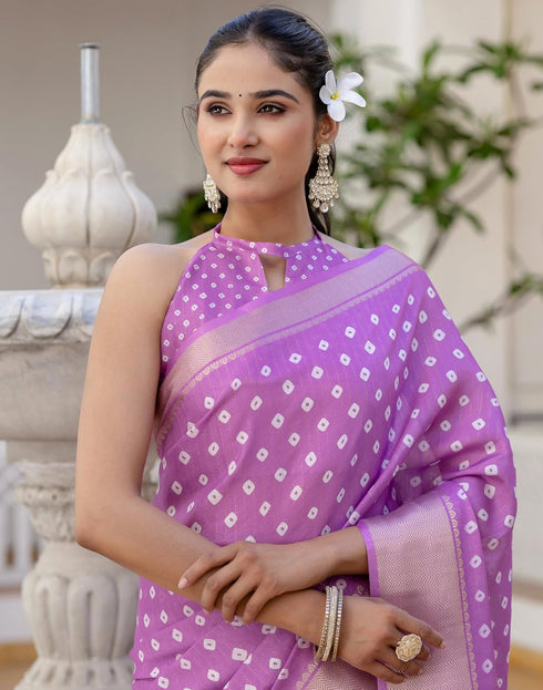 Vasthrlay Womens Striped Unstitched Dusty Pink Saree