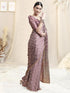 Vasthrlay Fashion Chiffon Chevron Printed Ethnic Wear