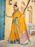 Vasthrlay Kanjivaram Banarasi Festival Unstitched Saree