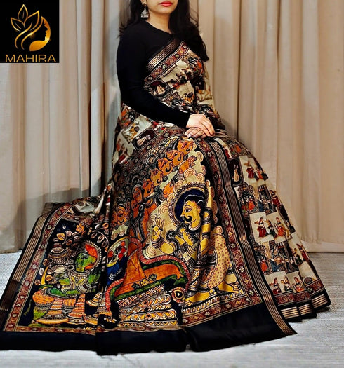 Vasthrlay Printed Traditional Cultural Lightweight