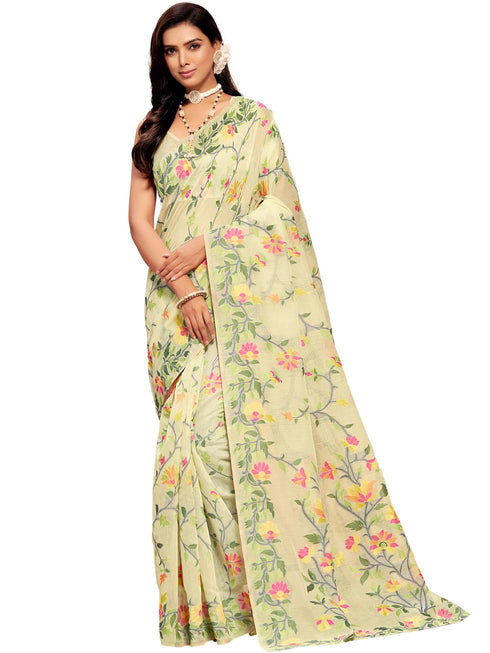 Vasthrlay Cotton Woven Saree