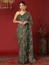Vasthrlay Georgette Bandhani Unstitched Pink Saree