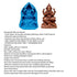 Claysphere Anugraha Ganesha Wall Plaque Silicone Mould (Medium)