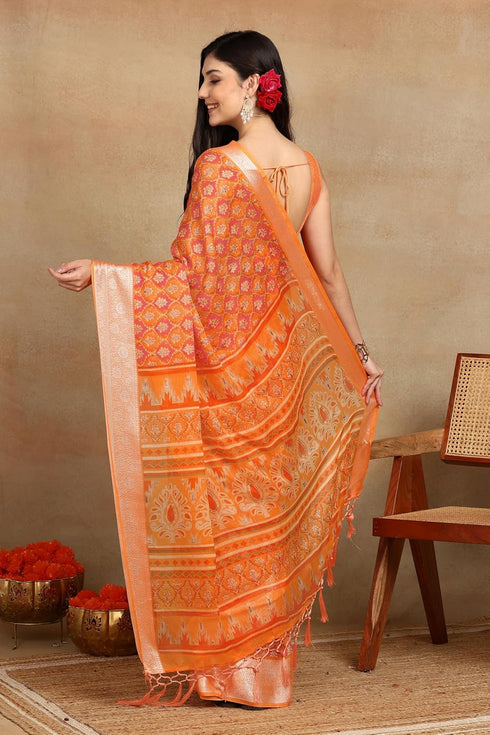 Vasthrlay Fashion Georgette Bandhani Printed Ethnic Wear