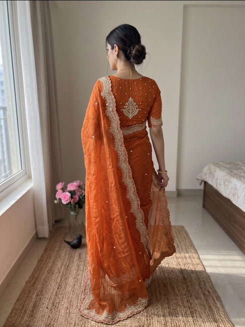 Vasthrlay Embroidery Saree