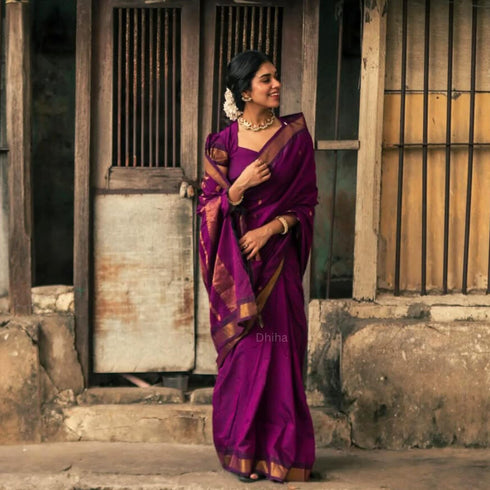 Vasthrlay Kanjivaram Tassels Saree