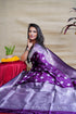 Vasthrlay Silver Banarasi Saree