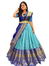 Vasthrlay South Indian Traditional Unstitched Narayanpet Half Sareee