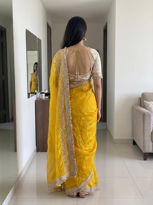 Vasthrlay Georgette Embroidery Saree