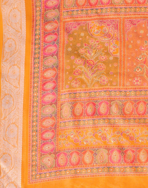 Vasthrlay Shimmer Embroidery Rani Saree