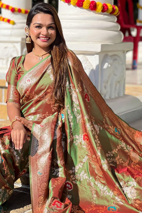 Vasthrlay Kanjivaram Blouse Purple Ethnic Wear