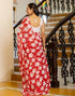 Vasthrlay Georgette Printed Unstitched Lavender Saree