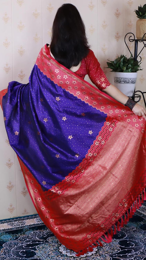 Vasthrlay Kanjivaram Unstitched Blouse Ethnic Wear