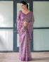 Vasthrlay Floral Printed Tassels Saree