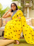 Vasthrlay Printed Unstitched Gold Free Ethnic Wear