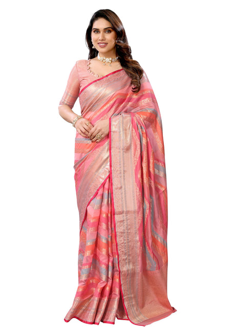 Vasthrlay Jacquard Unstitched Saree