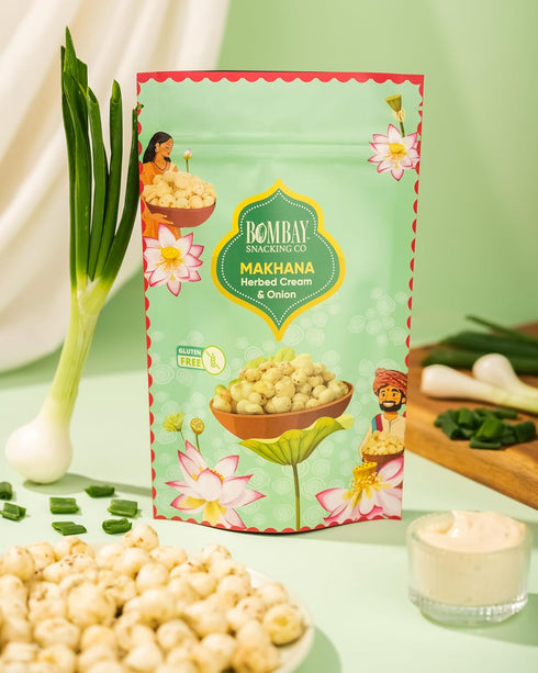 Bombay Snacking Company Cream n Onion Makhana