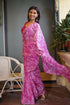 Vasthrlay Fashion Chiffon Georgette Coral Ethnic Wear