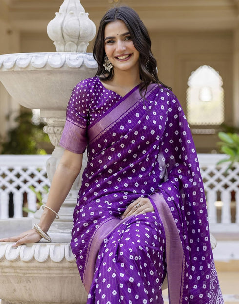 Vasthrlay Womens Striped Unstitched Dusty Pink Saree