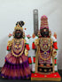 Breeze Handicrafts Traditional Marapachi Dolls – Balaji Padmavati Set with Dress