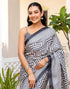 Vasthrlay Womens Printed Unstitched Maroon Saree