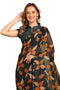Vasthrlay Fashion Chiffon Printed Red Ethnic Wear