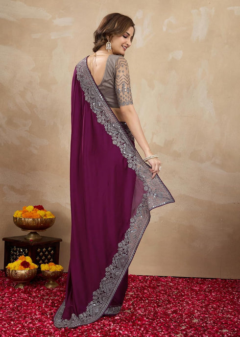 Vasthrlay Embroidery Unstitched Beige Ethnic Wear