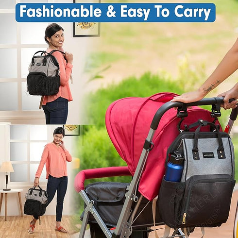 Motherly Dual Tone Diaper Bag
