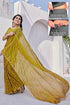 Vasthrlay Fashion Chiffon Chevron Printed Ethnic Wear