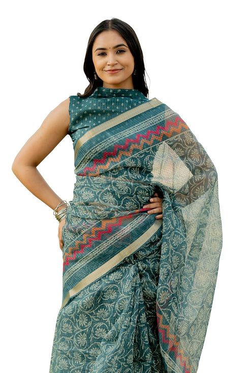 Vasthrlay Fashion Polyester Printed Dusty Ethnic Wear