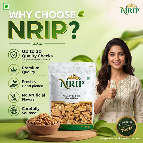 NRIP Premium Walnut Kernels California