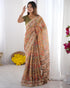 Vasthrlay Handloom Geometric Tassels Saree