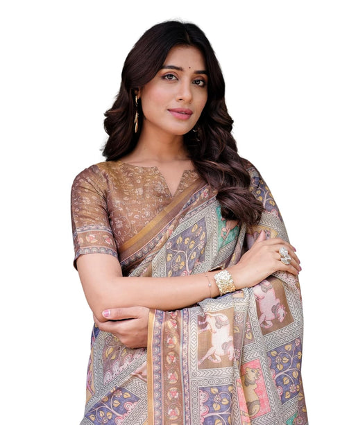 Vasthrlay Handloom Traditional Paisley Saree