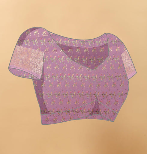 Vasthrlay Banarasi Unstitched Saree