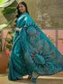 Vasthrlay Womens Printed Unstitched Beige Saree
