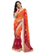 Vasthrlay Georgette Unstitched Multicolor Saree