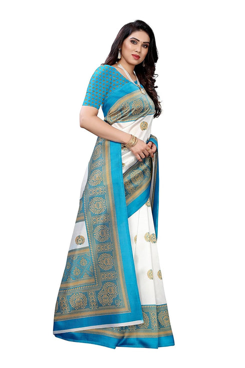 Vasthrlay Printed Aamrapali Red Free Ethnic Wear