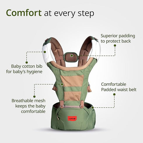 LuvLap Royal Hip Seat Baby Carrier