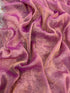 Vasthrlay Women's Gajari Pink Chiffon Saree with Embellished Border | Lightweight Party Designer Saree