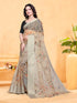 Vasthrlay Organza Printed Unstitched Saree