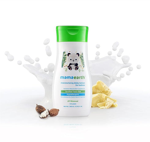 Mamaearth Daily Moisturizing Lotion & Milky Soft Natural Baby Face Cream