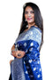 Vasthrlay Silver Banarasi Saree