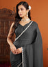 Vasthrlay Pink Border Unstitched Saree