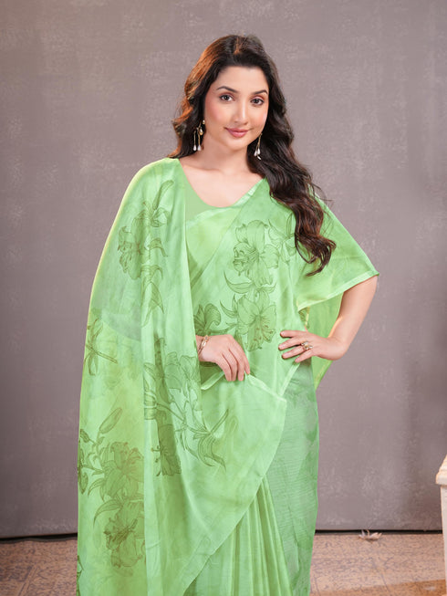 Vasthrlay Chiffon Floral Saree