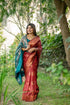 Vasthrlay Kanjivaram Unstitched Piece Blue
