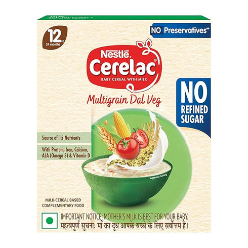 CERELAC Baby Food Cereal | Multigrain Dal Veg