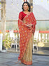 Vasthrlay Georgette Bandhani Green Saree