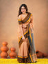 Vasthrlay Handloom Unstitched White Ethnic Wear