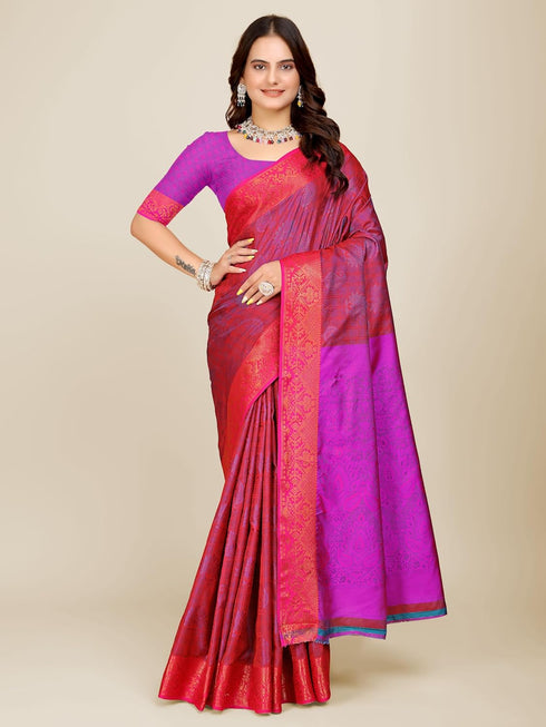Vasthrlay Multicoloured Banarasi Ethnic Wear
